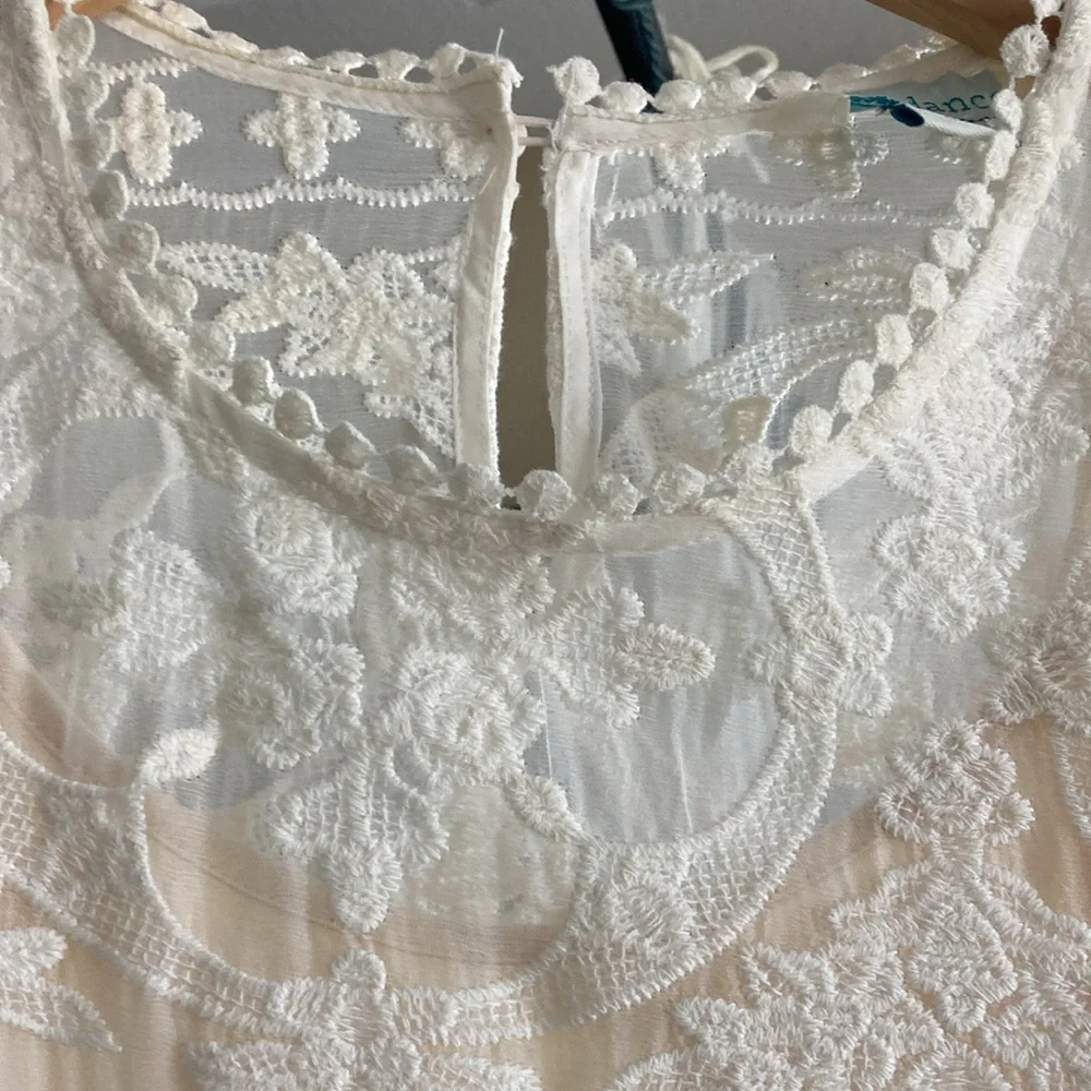 Sundance Lacey cream dress - Picture 3 of 8